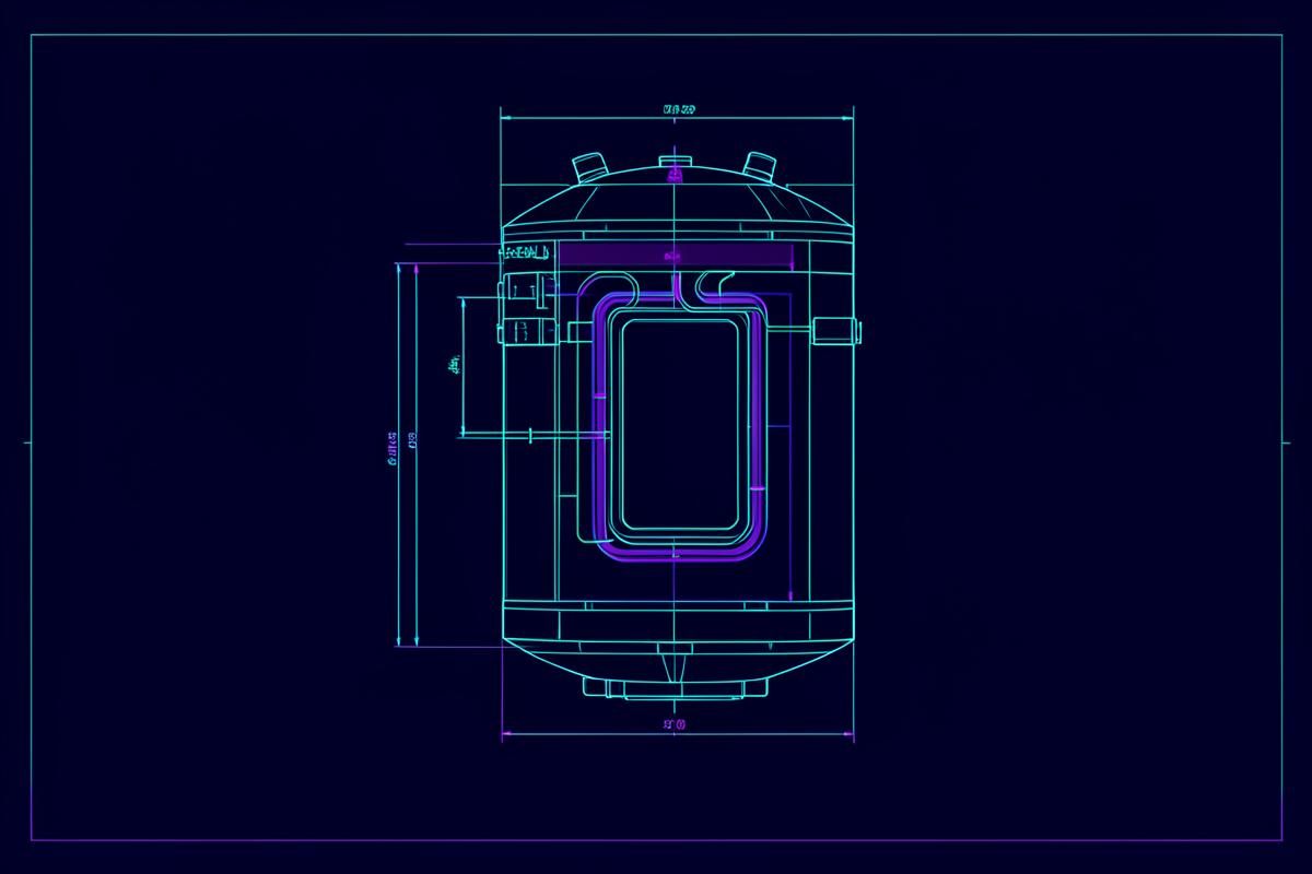 Diagram of sealed subsea compute hardware with a closed liquid-cooling loop
