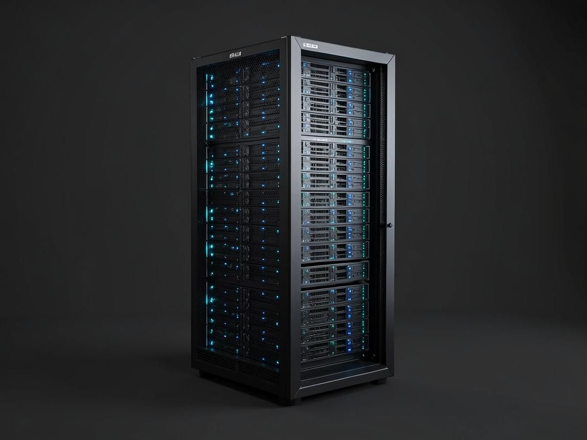 NVIDIA GB300 NVL72 liquid-cooled rack with 72 Blackwell Ultra GPUs, assembled by XAgent AI